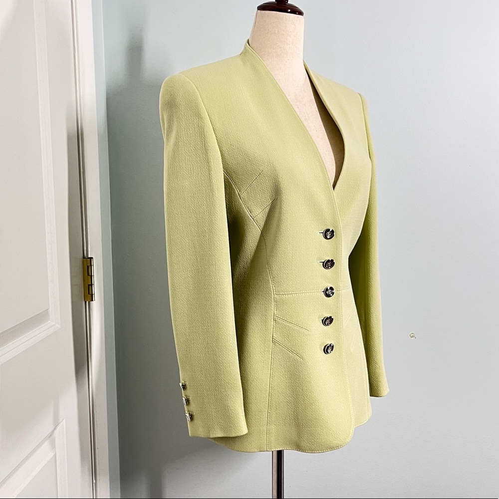 Escada 100% new wool jacket and skirt set size 34 - Picture 6 of 16
